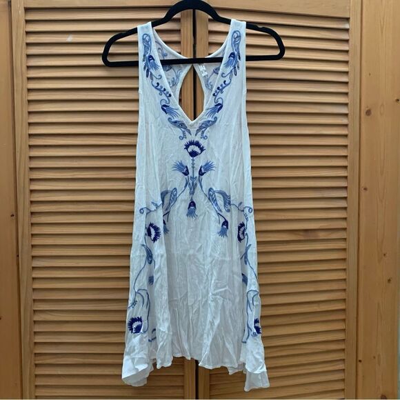 Free People White Flowy Dress Small - Picture 1 of 6